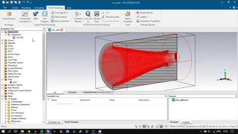 Corrugated Horn Antenna Simulation in CST