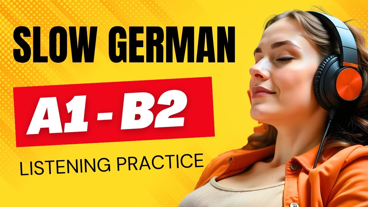 Learn German with Podcast | Slow German Listening & Fluency Practice | A1 & B2 Shadowing Practice