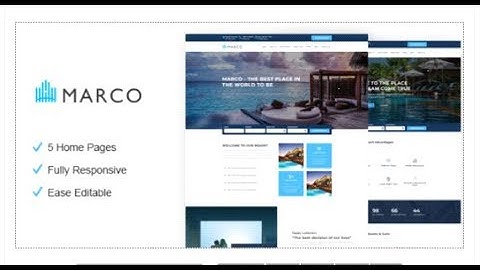 Marco - Resort and Hotel HTML Template | Themeforest Templates