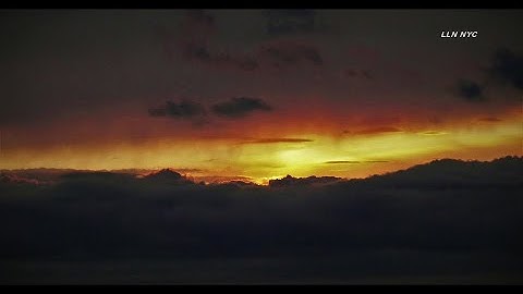 Beautiful Brooklyn Sunset Timelapse / Panasonic HC-X1 4K VIDEO