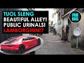 Tuol Sleng - Beautiful alley! Public urinals! Lamborghini? #forriel