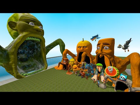 NEW LIN GANG MELON SEA EATER VS ALL ITALIAN AI BRAINROT MEMES SEA EATER In Garry's Mod!