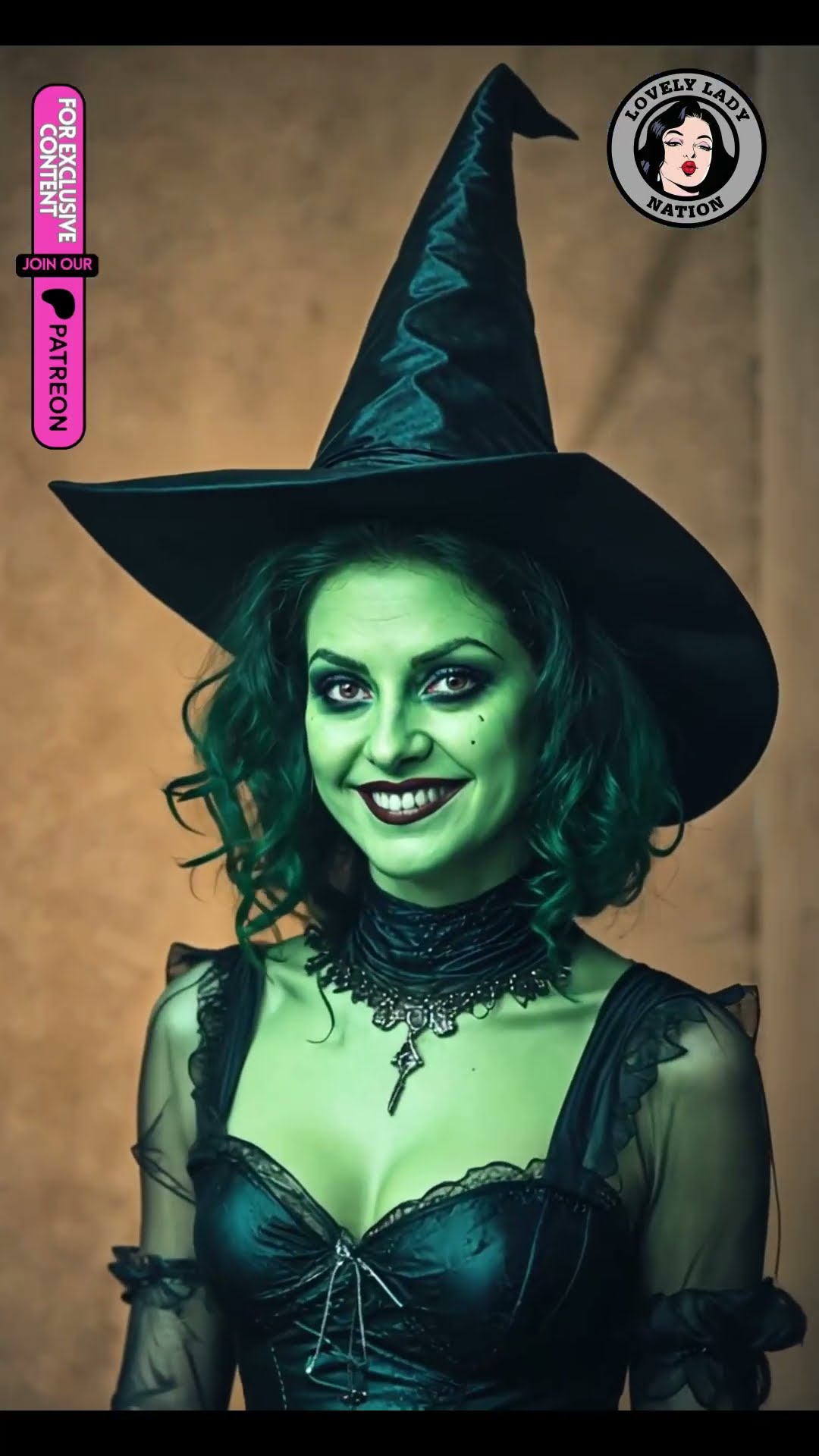 pretty green witches will cast a spell on you VIDEO SLIDESHOW VOL.10 #wicked