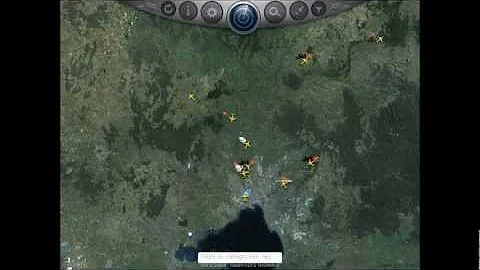 Timelapse Of Melbourne Airspace From 9am to 11am On Flightradar24