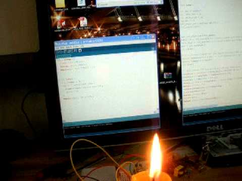 Testing MLX90614 thermopile and light sensor.
