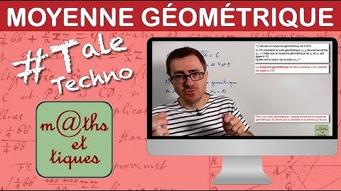 Calculer une moyenne géométrique - Terminale Techno