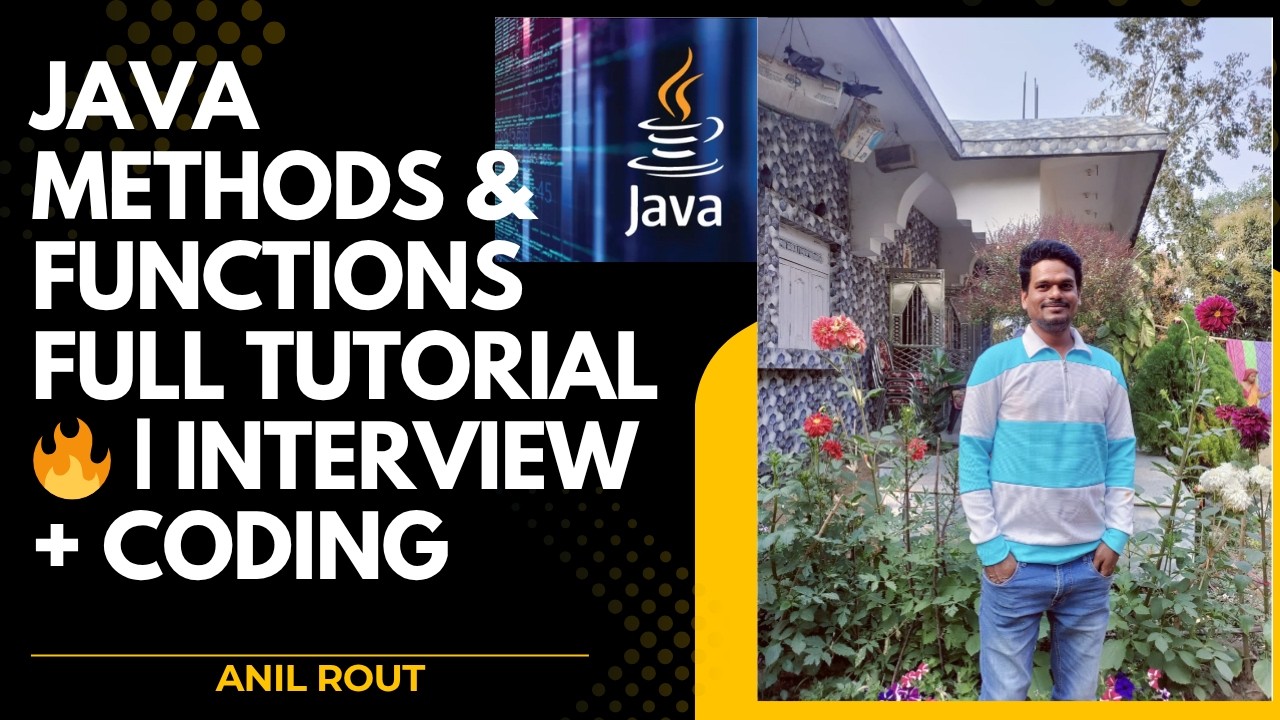 Java Methods & Functions Full Tutorial 🔥 | Interview + Coding - YouTube
