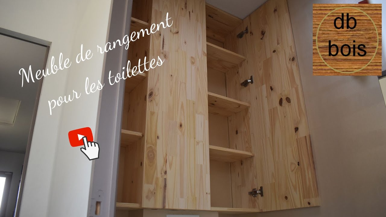Fabriquer un grand meuble au dessus des toilettes