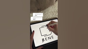 Creating a Unique Name Logo with Procreate on iPad #logodesign #minimalart