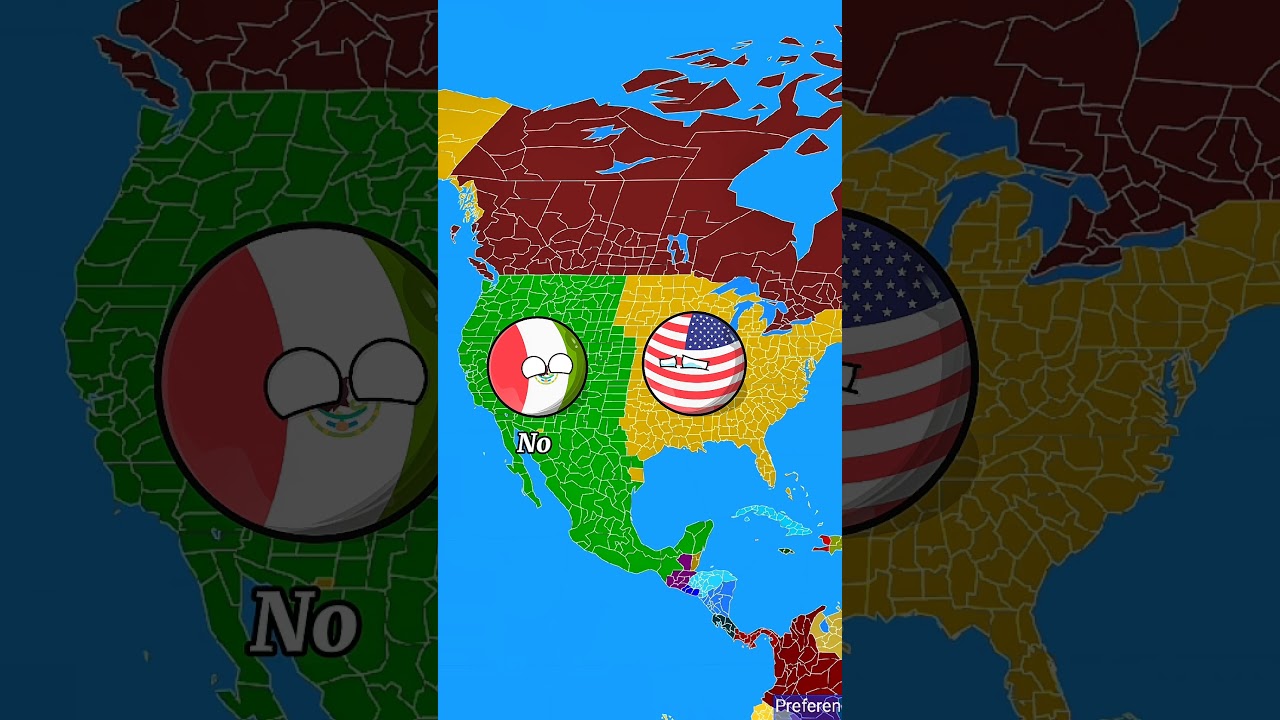 США против Мексиканской империи #шорты #countryballs #usa #nutshellgroup