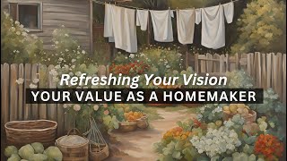 Christian Homemaking Motivation: your value in the home economy