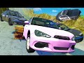 Cops VS Robbers Downhill Police Chase is INSANE in BeamNG Drive!