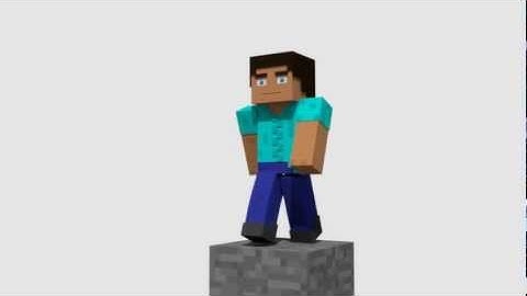 Walk and Run Cycles For Minecraft Character