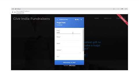 The Sparks Foundation || Payment Gateway integration #Task3 || Web Development Internship