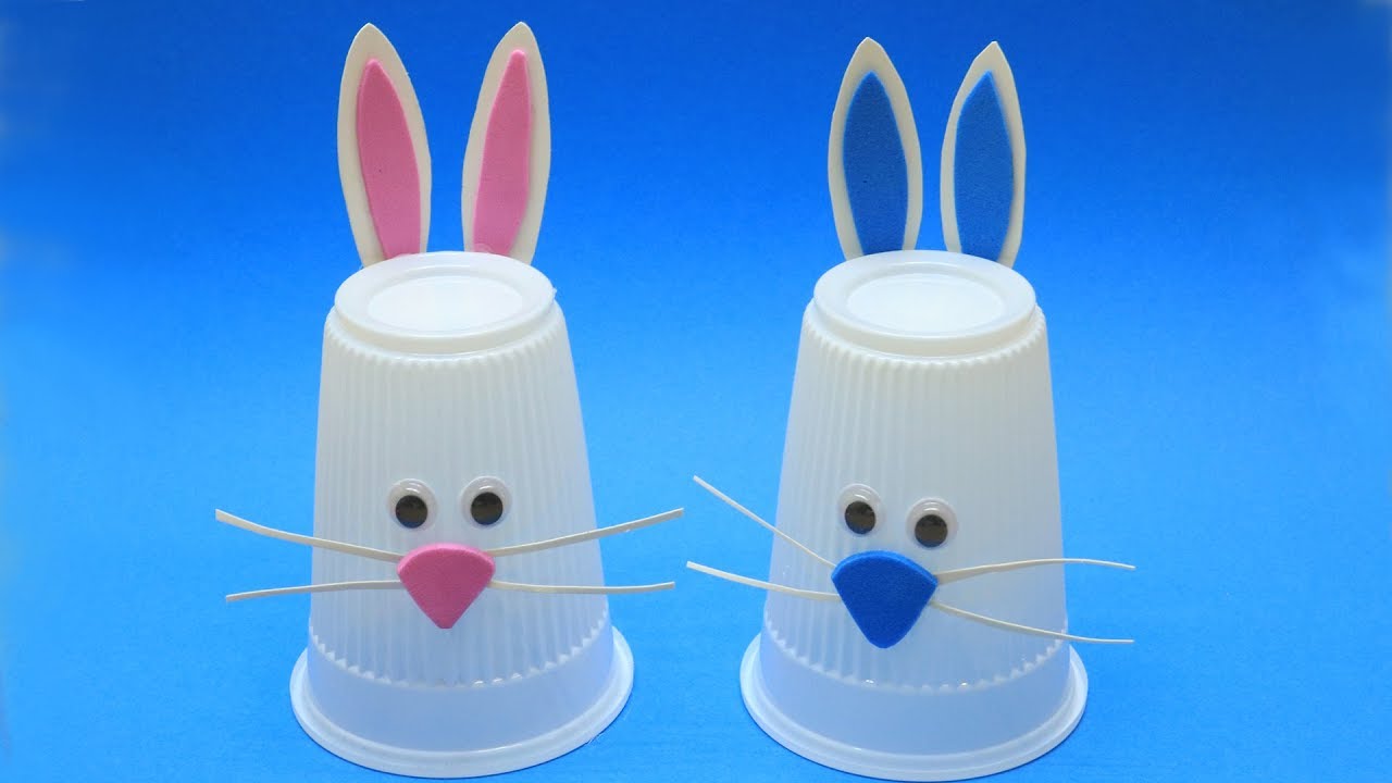 How to Make Foam Cup Bunnies