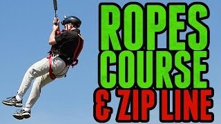 NEW Ropes Course and Zip Line at Moody Gardens Galveston Island