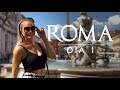 Roma - Fontana di Trevi, Pantheon e Piazza Navona - Vlog de viagem na Italia