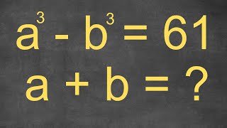 Japanese | Nice Math Olympiad Algebra Problem | a+b?
