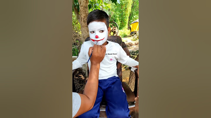 Joker painting on face | 🙀 art | Halloween face art | Happy halloween