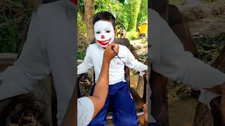 Joker painting on face | 🙀 art | Halloween face art | Happy halloween