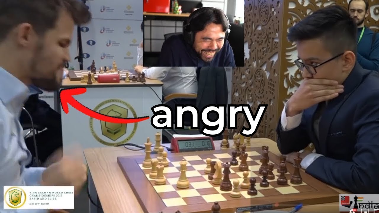 When Magnus Carlsen Lost his Temper against a 15 year old in World Blitz