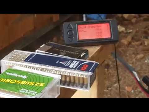 subsonic speed bullet