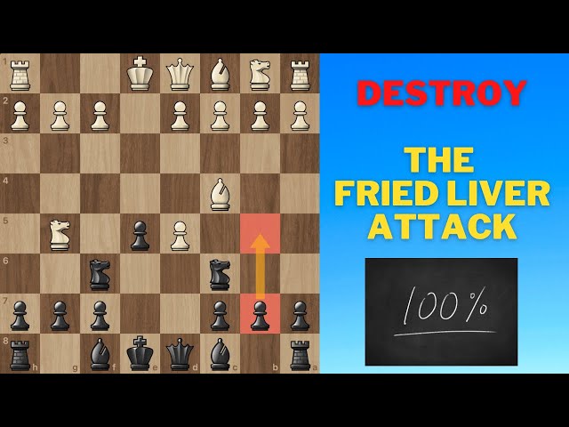 How to DESTROY The Fried Liver Attack (Chess Opening Explained) 