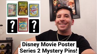 UNBOXING Disney Movie Poster Series 2 Mystery Pin Set!