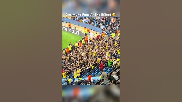 Borussia Dortmund Fans At Man City! #shorts