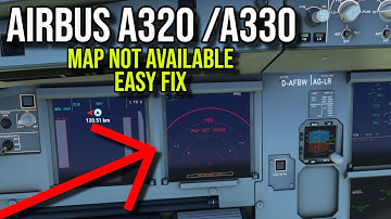 MAP NOT AVAILABLE EASY FIX / Airbus A320 / Airbus A330