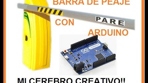 INCREÍBLE PROYECTO CON ARDUINO NANO: BARRA DE PARQUEO O PEAJE - MI CEREBRO CREATIVO.