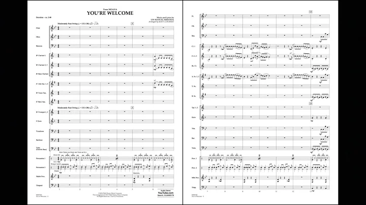 You're Welcome (from Moana) by Lin-Manuel Miranda/...