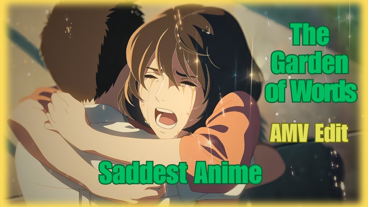 GARDEN OF WORDS | SADDEST ANIME AMV | #anime #trending #animeedit #4k #ytshorts #animeart #animeart