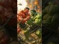 Red Hulk vs Green Hulk 🔥 Epic Short Battle! #Hulk #Shorts #hulkfight #epicbattle #trending