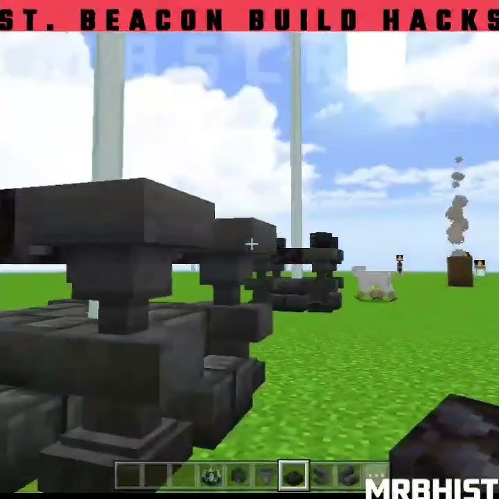 Beacon Build Hack Minecraft TikTok Hacks #shorts