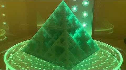Fractal Pyramid 3D Print - Resin Curing