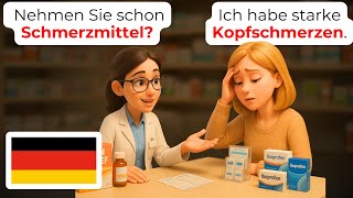 🇩🇪 Allemand pour la pharmacie : 15 dialogues A1-A2 | Débutant | Apprenez l’allemand facilement