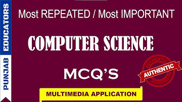 25 Most Important Computer MCQS for All Govt Exams | PPSC | FPSC | CSS |  Multimedia Applications