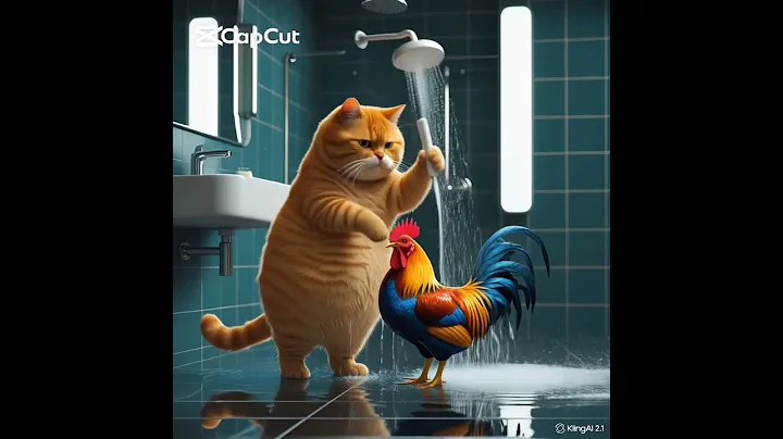 Watch the video about "Cat Gives bath to Chicken #CatAndChicken #FunnyAnimals #CuteAnimals #AnimalFriends #WholesomeShorts