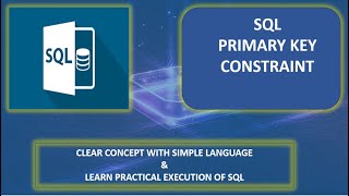 SQL Primary Key Constraint| Oracle SQL Tutorials |SQL in Hindi | Learn For Grow |Concept#41