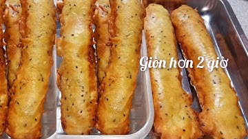 Tặng Bạn Công Thức CHIÊN CHUỐI Giòn Xốp phòng Tròn Đẹp Mắt Rất Thơm Ngon Không Cần Phải Ép 2 Lần