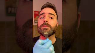 TINTA ALLA BARBA 👨🏻‍🎨 #tinta #barba #beard #hairdye #dye #funnyshorts #funny #fun #beardcare