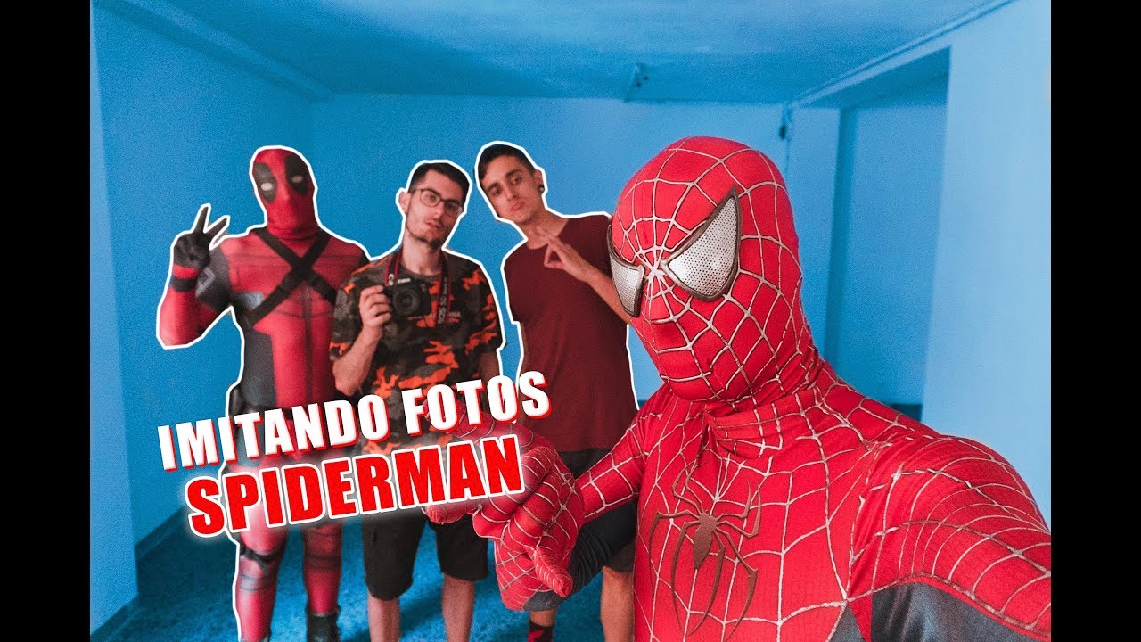 IMITANDO FOTOS DE SPIDERMAN EN LA VIDA REAL - YouTube