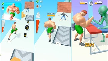 Muscle Rush🎊🎉Gameplay_All Levels Gameplay (Android and iOS) Walkthrough