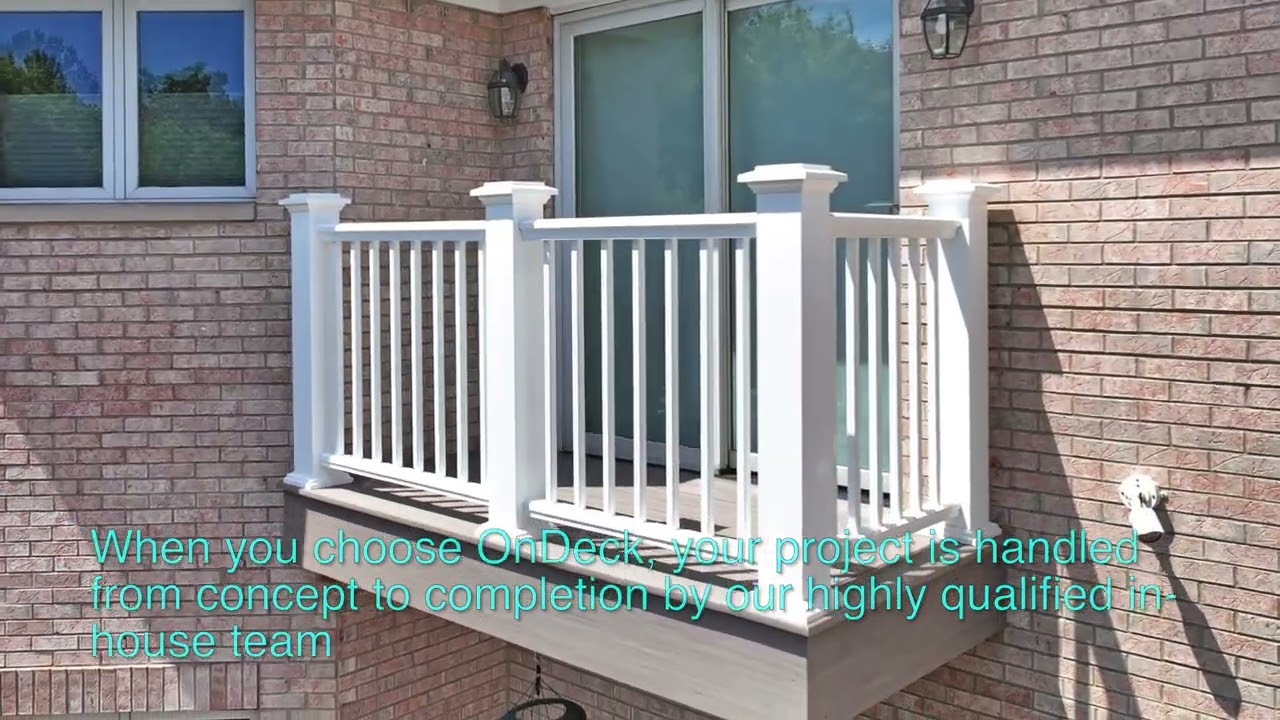 Azek Vintage Collection decking and Timbertech white Reserve Rail