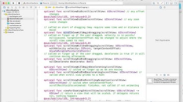 iOS开发玩转界面-UIKit-41.UIScrollView-Delegate委托事件的学习