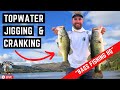 Topwater jigging and cranking with bass fishing hq