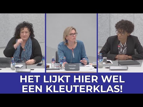 Sylvana Simons maakt voorzitter boos: 'Het lijkt wel een KLEUTERKLAS!'