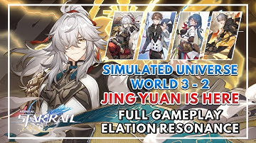 Simulated Universe - World 3 Difficulty 2 (Jing Yuan Team) Full Gameplay | Honkai Star Rail