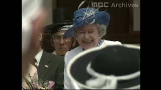 엘리자베스 2세 영국 여왕 안동 하회마을 방문 (1999.04.21)